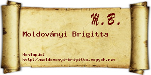 Moldoványi Brigitta névjegykártya